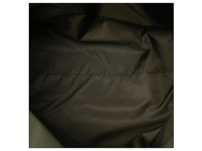 Tote vertical Gucci en lona GG beige con banda Web - vista 4
