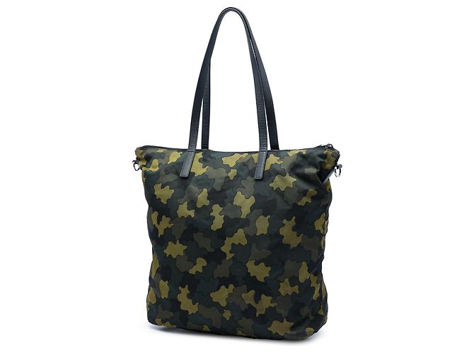 Bolso Prada Green Tessuto Stampato Verde Verde oscuro - vista 2