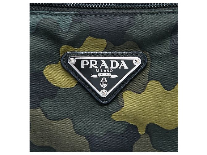 Bolso Prada Green Tessuto Stampato Verde Verde oscuro - vista 5
