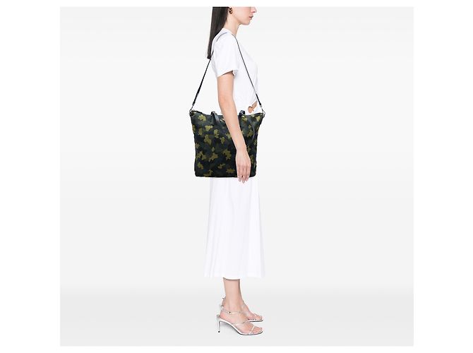 Bolso Prada Green Tessuto Stampato Verde Verde oscuro - vista 6