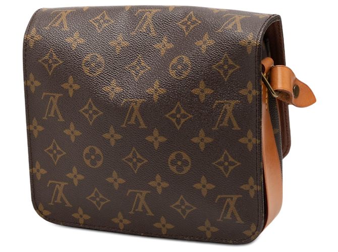 Louis Vuitton Marrone Monogram Cartouchiere MM - vista 2