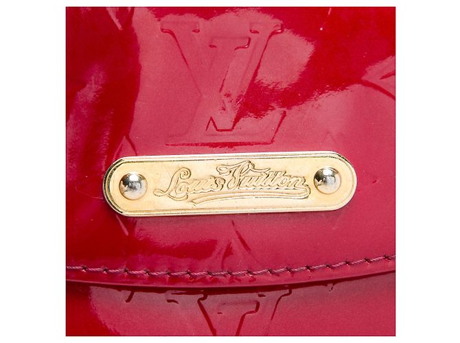 Pochette Bel Air in monogramma vernis rosso Louis Vuitton - vista 5