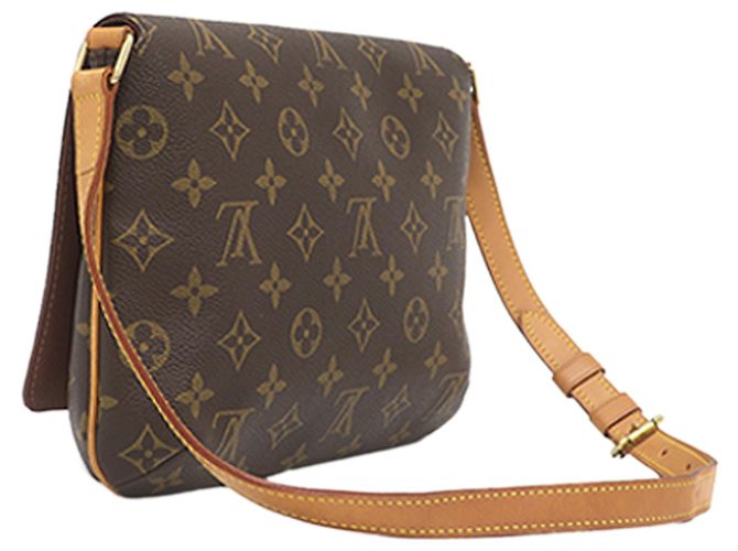 Louis Vuitton Musette Tango con tracolla corta monogramma marrone - vista 2
