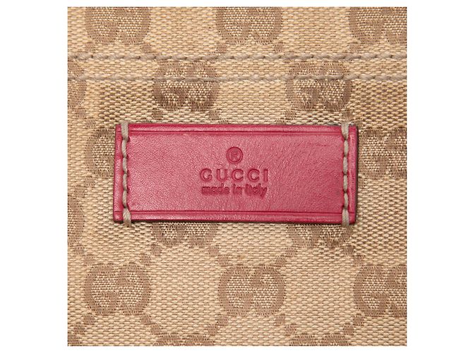 Gucci Beige GG Canvas Web Tote - Ansicht 5