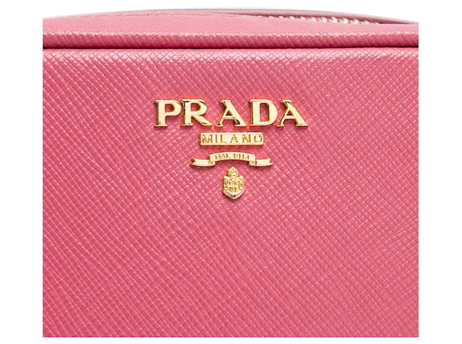 Borsa Prada Pink Mini Saffiano Lux Rosa - vista 5