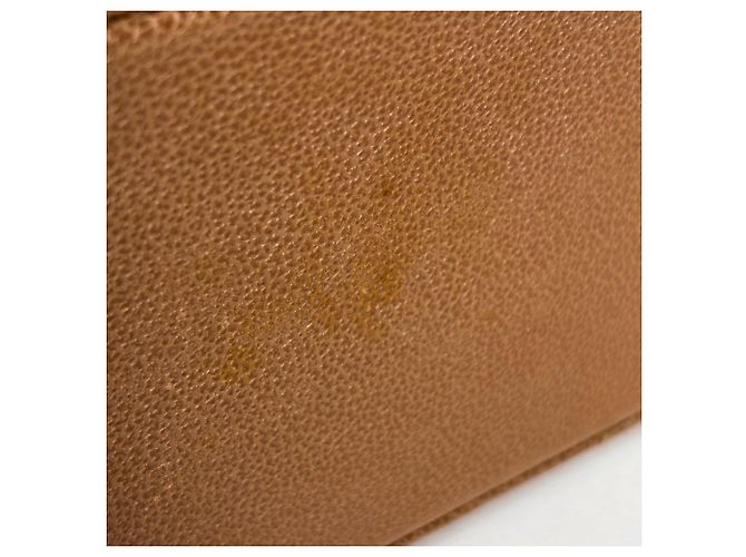 Borsa Tote Chanel Camel in pelle di vitello granulata Cammello - vista 4