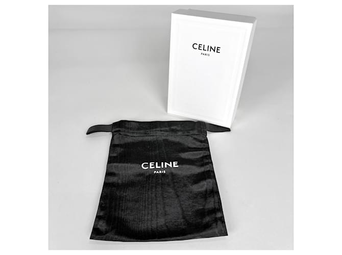 Céline Celine Small Flap Wallet Triomphe Schwarz - Ansicht 9