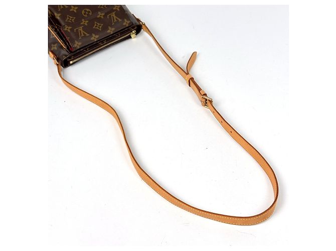 Borsa a Spalla Louis Vuitton Viva Cite PM Marrone - vista 7