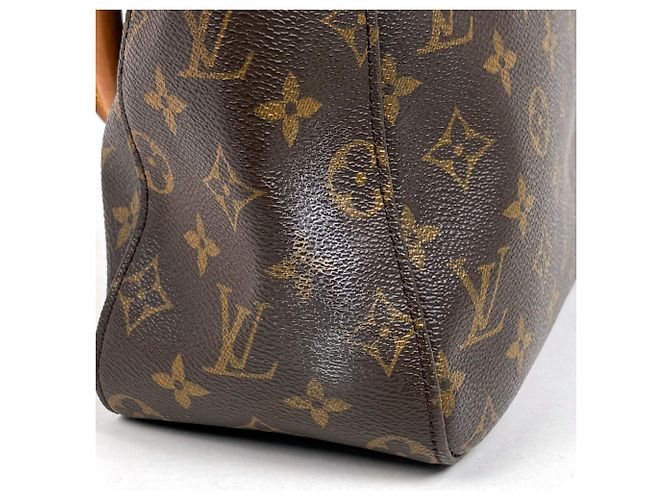 Borsa a Spalla Louis Vuitton Looping GM Marrone - vista 4