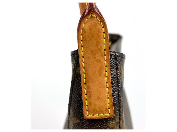 Borsa a Spalla Louis Vuitton Looping GM Marrone - vista 5