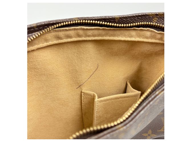 Borsa a Spalla Louis Vuitton Looping GM Marrone - vista 7