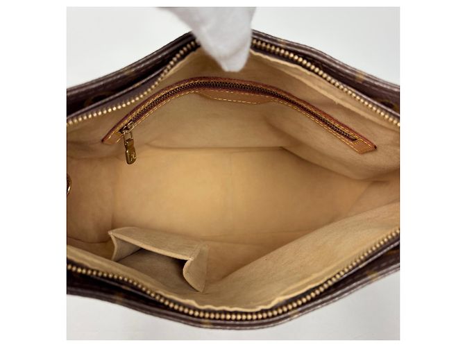 Borsa a Spalla Louis Vuitton Looping GM Marrone - vista 8