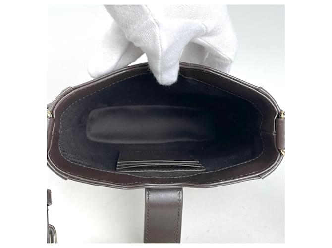 Mini borsa a secchiello a tracolla Gucci Marrone Beige - vista 8