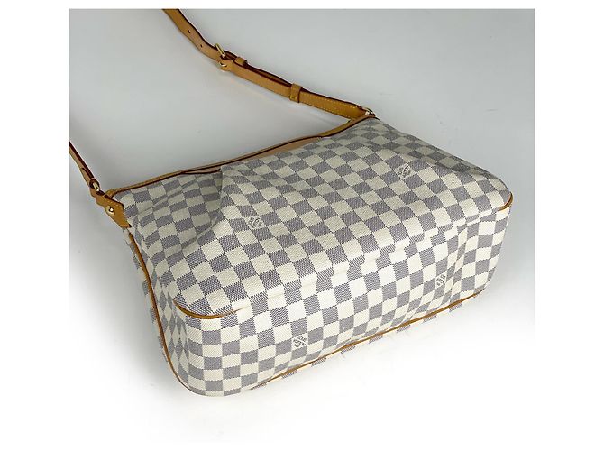 Bolsa Transversal e de Ombro Louis Vuitton Siracusa MM Branco - vista 2