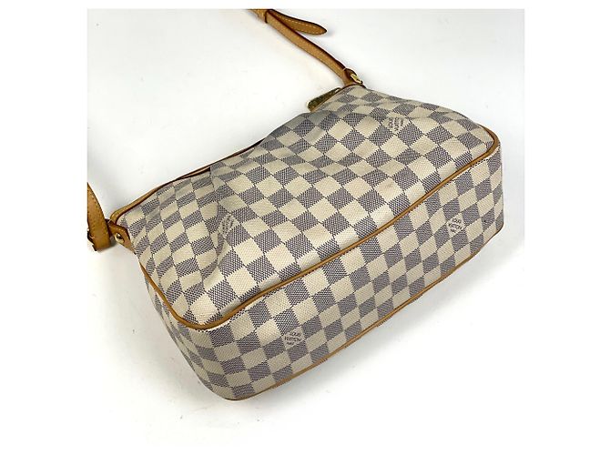 Borsa a tracolla Louis Vuitton Siracusa PM Bianco - vista 2