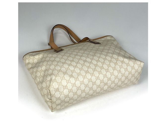 Borsa Tote Gucci GG Pattern Bianco - vista 2