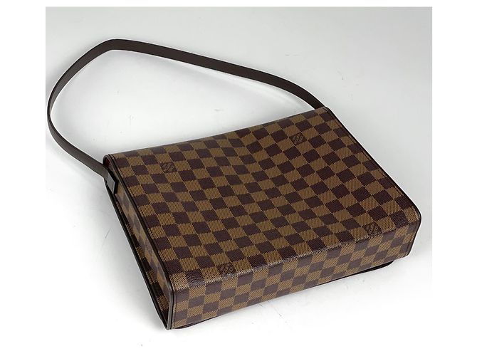 Borsa a Spalla Louis Vuitton Tribeca Carre Marrone - vista 2