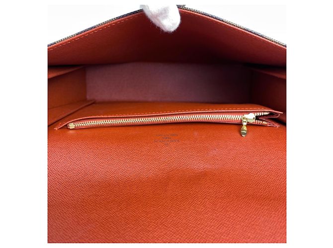Borsa a Spalla Louis Vuitton Tribeca Carre Marrone - vista 8