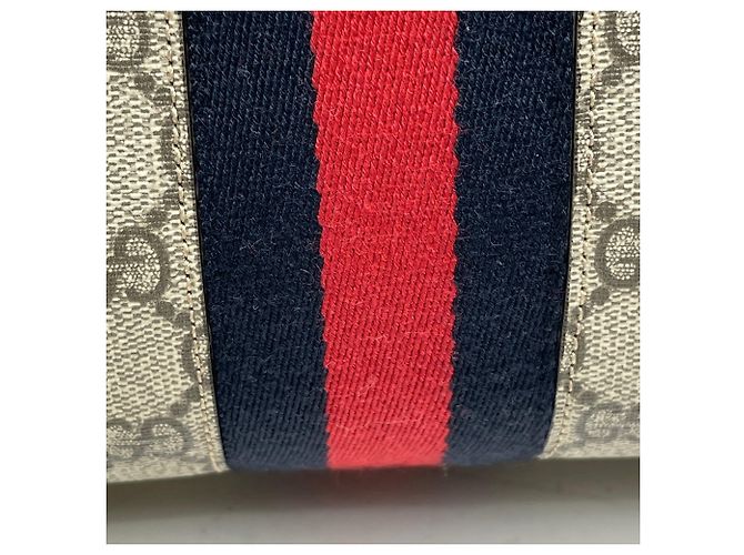 Bolso Tote Large Ophidia Gucci Blanco Beige - vista 4