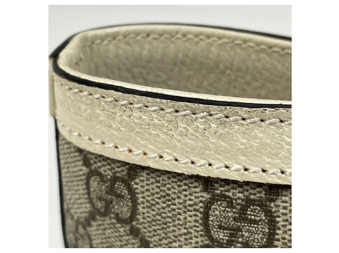 Bolso Tote Large Ophidia Gucci Blanco Beige - vista 6