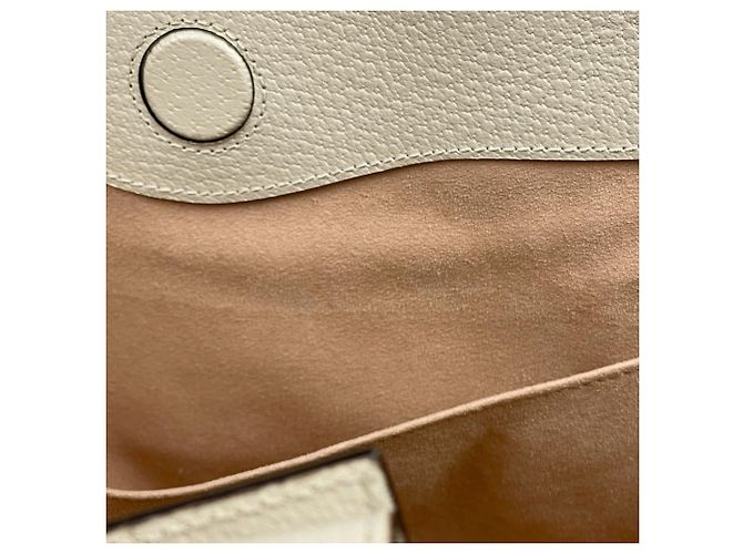 Bolso Tote Large Ophidia Gucci Blanco Beige - vista 9