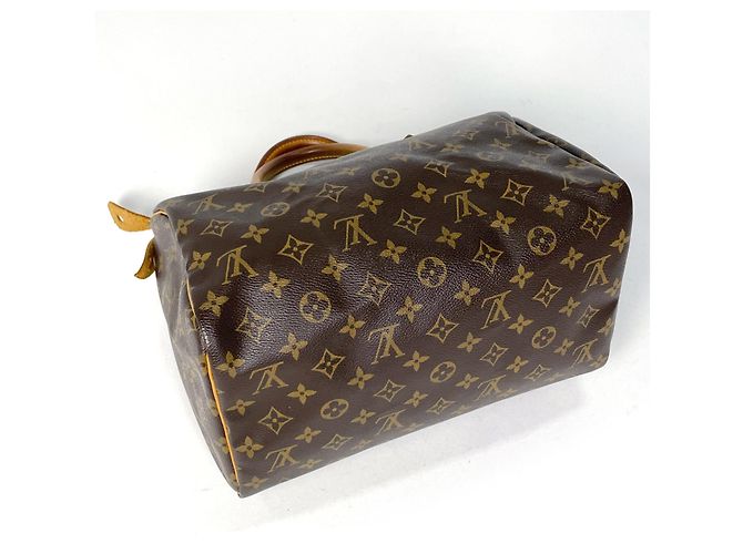 Borsa Boston Louis Vuitton Speedy 30 Marrone - vista 2
