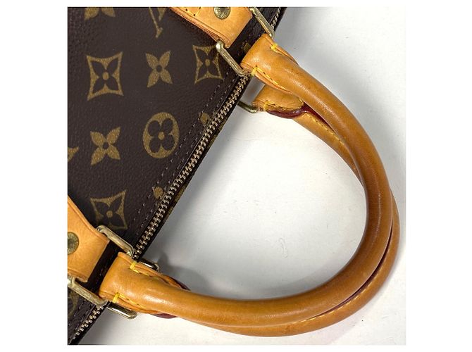 Borsa Boston Louis Vuitton Speedy 30 Marrone - vista 7