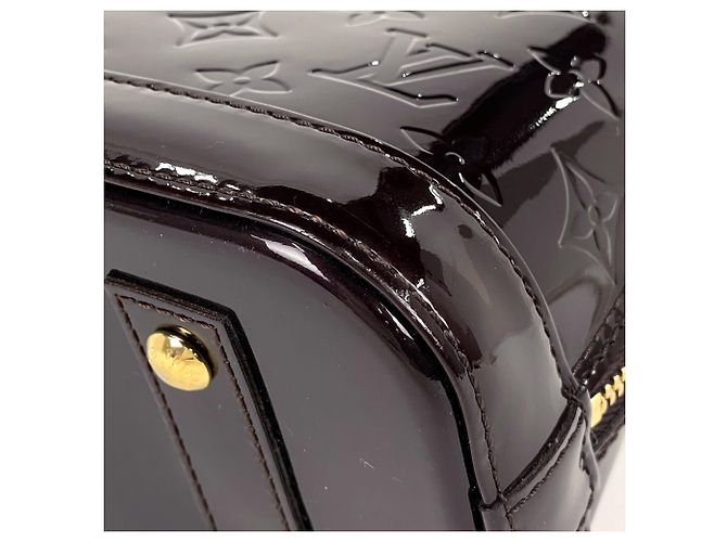 Borsa Louis Vuitton Alma BB Bordò Porpora - vista 3