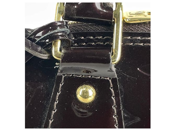 Borsa Louis Vuitton Alma BB Bordò Porpora - vista 4