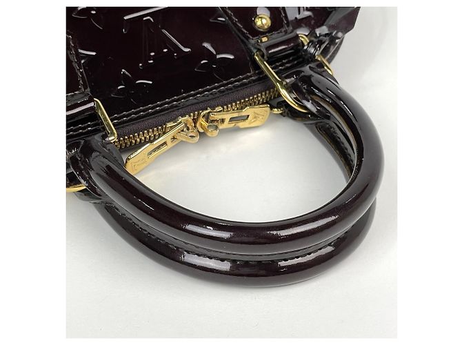 Borsa Louis Vuitton Alma BB Bordò Porpora - vista 6