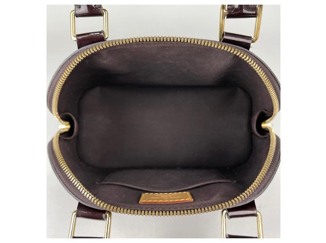 Borsa Louis Vuitton Alma BB Bordò Porpora - vista 8