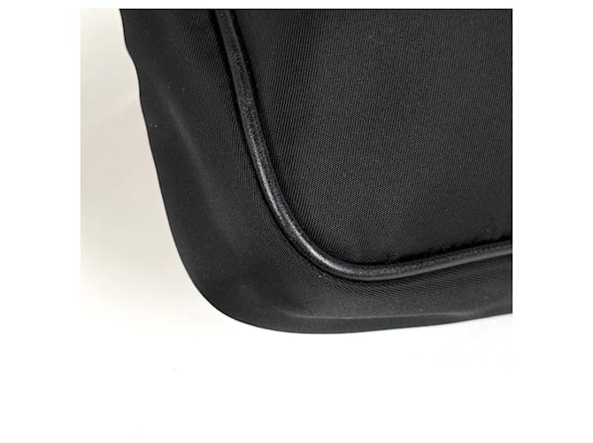 Borsa a tracolla Prada PRADA Logo Plate Nero - vista 3