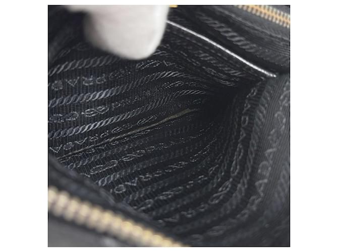 Borsa a tracolla Prada PRADA Logo Plate Nero - vista 8