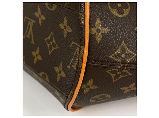 Borsa Louis Vuitton Ellipse MM Marrone - vista 3