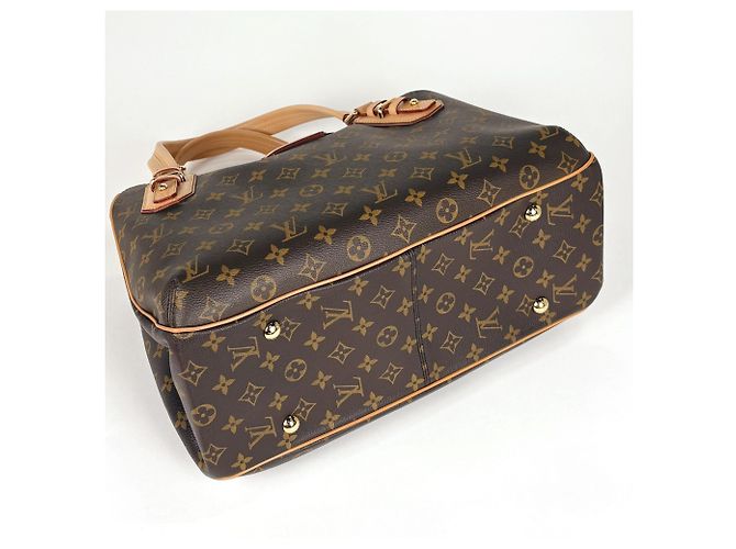 Borsa Tote Louis Vuitton Greet Marrone - vista 2