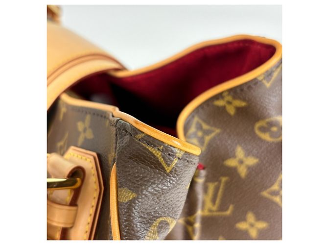 Borsa Tote Louis Vuitton Greet Marrone - vista 5