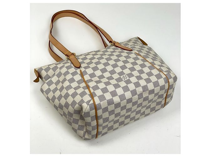 Borsa Tote a Spalla Louis Vuitton Totally PM Bianco - vista 2