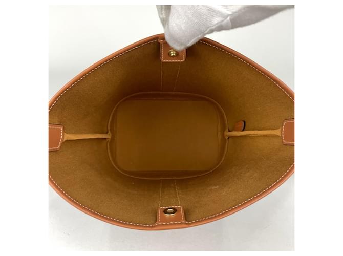 Céline Borsa a tracolla Celine Triomphe Small Bucket Marrone - vista 6
