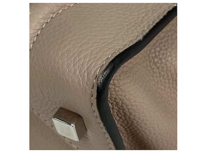 Céline Borsa Celine Luggage Mini Shopper Beige - vista 3
