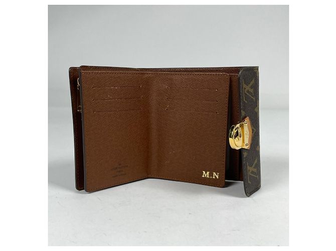 Cartera tríptico Joy Louis Vuitton Castaño - vista 6