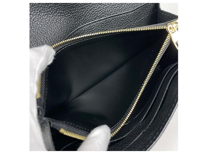 Cartera Sarah Long Louis Vuitton Negro - vista 6