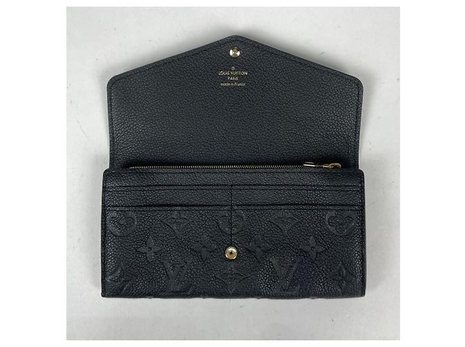 Cartera Sarah Long Louis Vuitton Negro - vista 7
