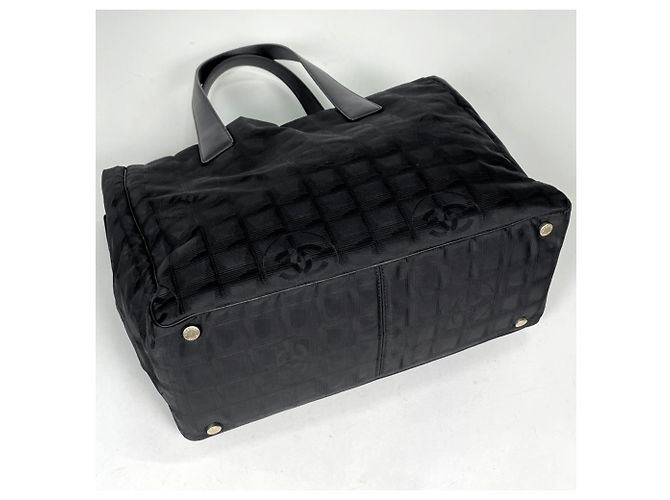 Chanel New Travel Line Tote MM Tasche Schwarz - Ansicht 2