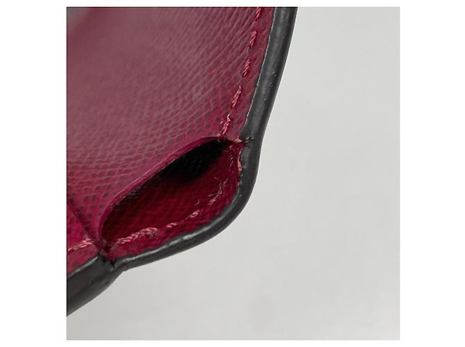 Cartera tríptico Louis Vuitton Portefeuille Zoe Castaño Fucsia - vista 4