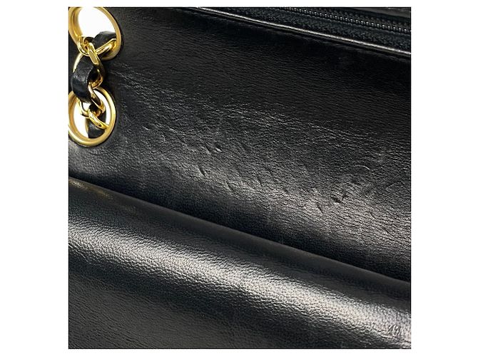 Borsa a tracolla Chanel in pelle nera Nero - vista 8