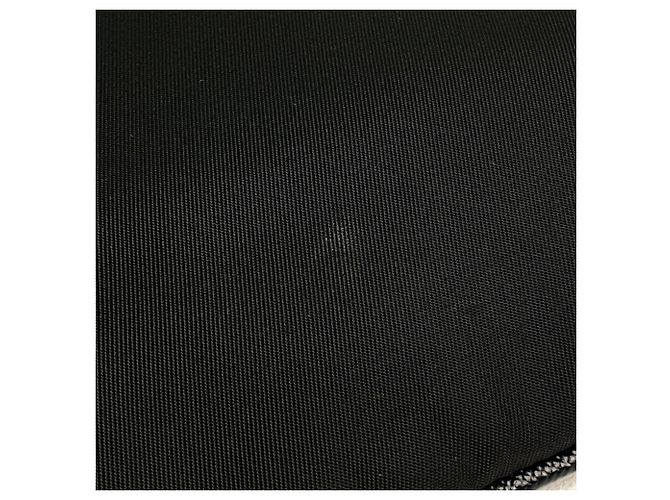 Borsa a tracolla in nylon nero e pelle Prada - vista 5