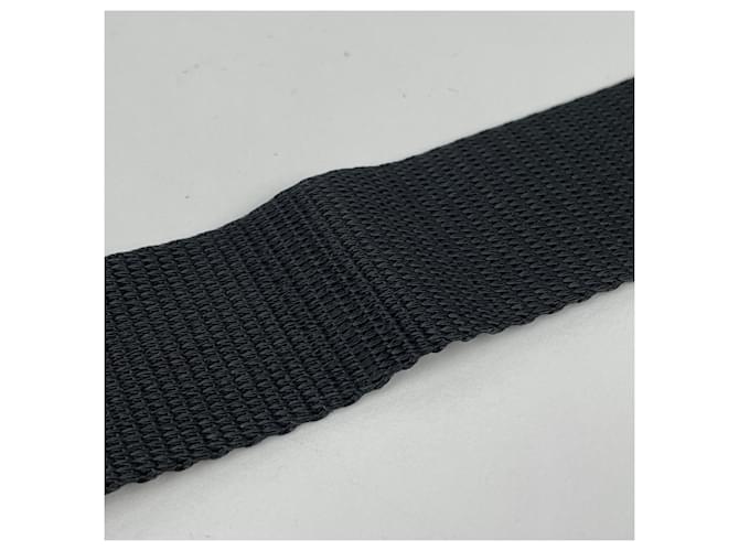 Borsa a tracolla in nylon nero e pelle Prada - vista 7