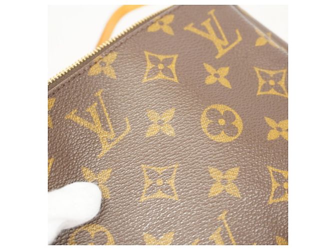 Borsa Pochette Accessoires Monogram Louis Vuitton Marrone - vista 9