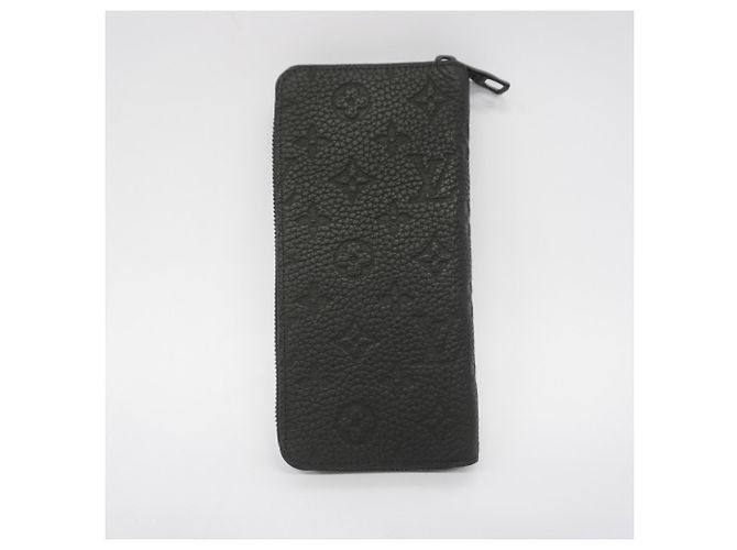 Louis Vuitton Monogram Taurillon Zippy Wallet Black - view 7