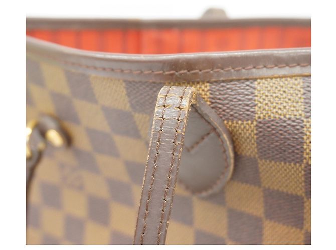 Borsa Tote Louis Vuitton Damier Neverfull MM N51105 Ebene Damier ebene - vista 10